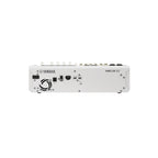 White digital mixing console with side controls, knobs, and MGX12 marking