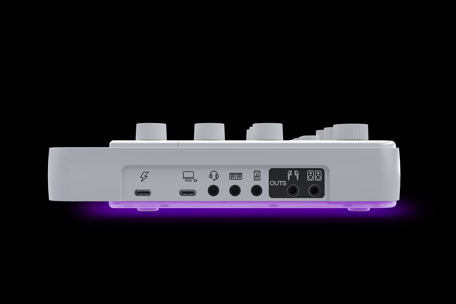 M•Caster Live (White) Portable Live Streaming Mixer