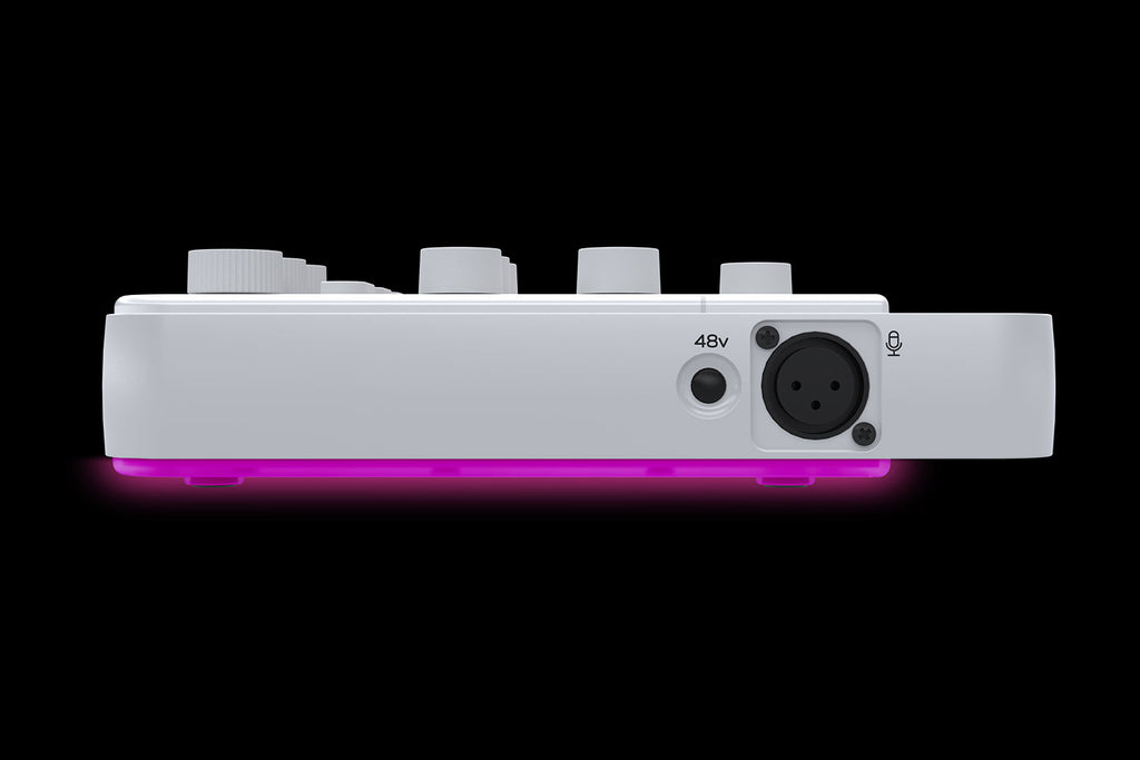 M•Caster Live (White) Portable Live Streaming Mixer