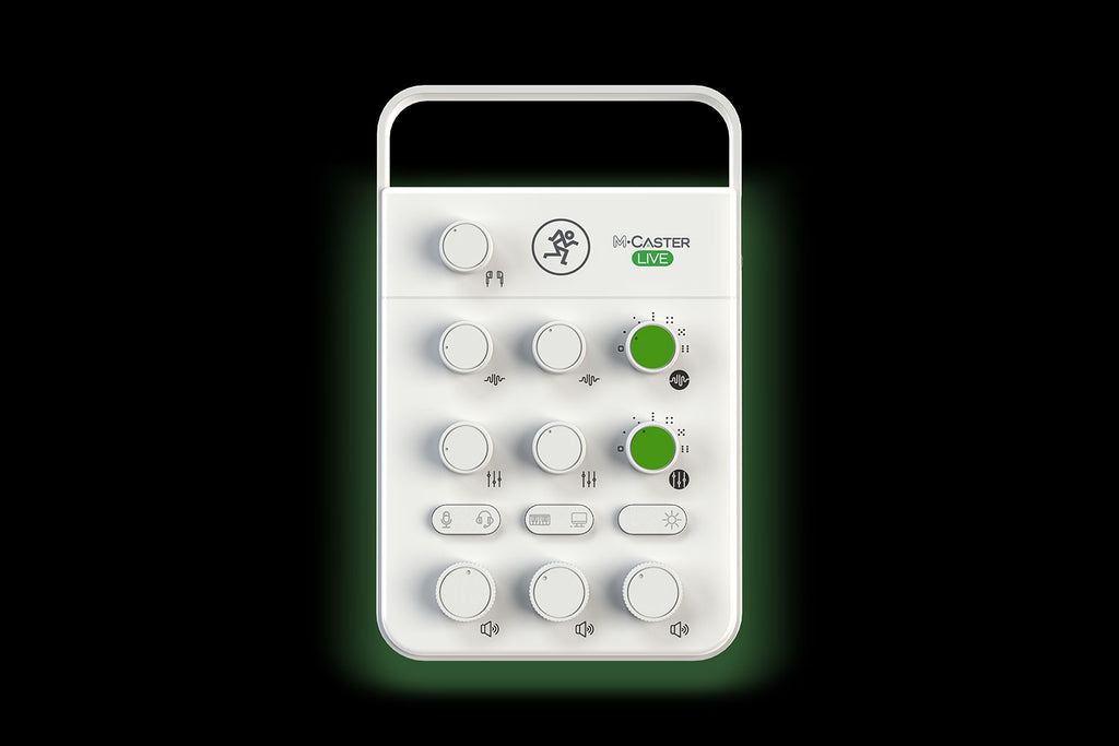 M•Caster Live (White) Portable Live Streaming Mixer