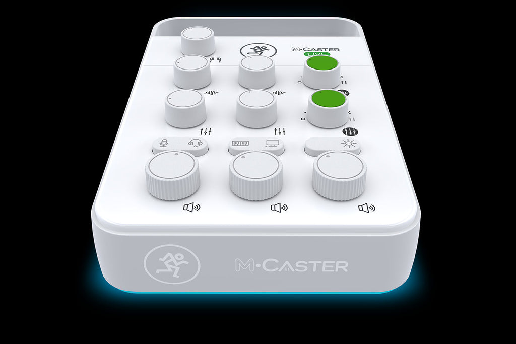 M•Caster Live (White) Portable Live Streaming Mixer
