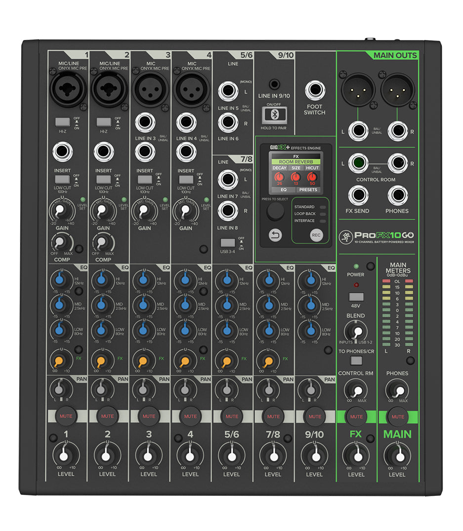 ProFX10 GO Battery-Powered Mixer