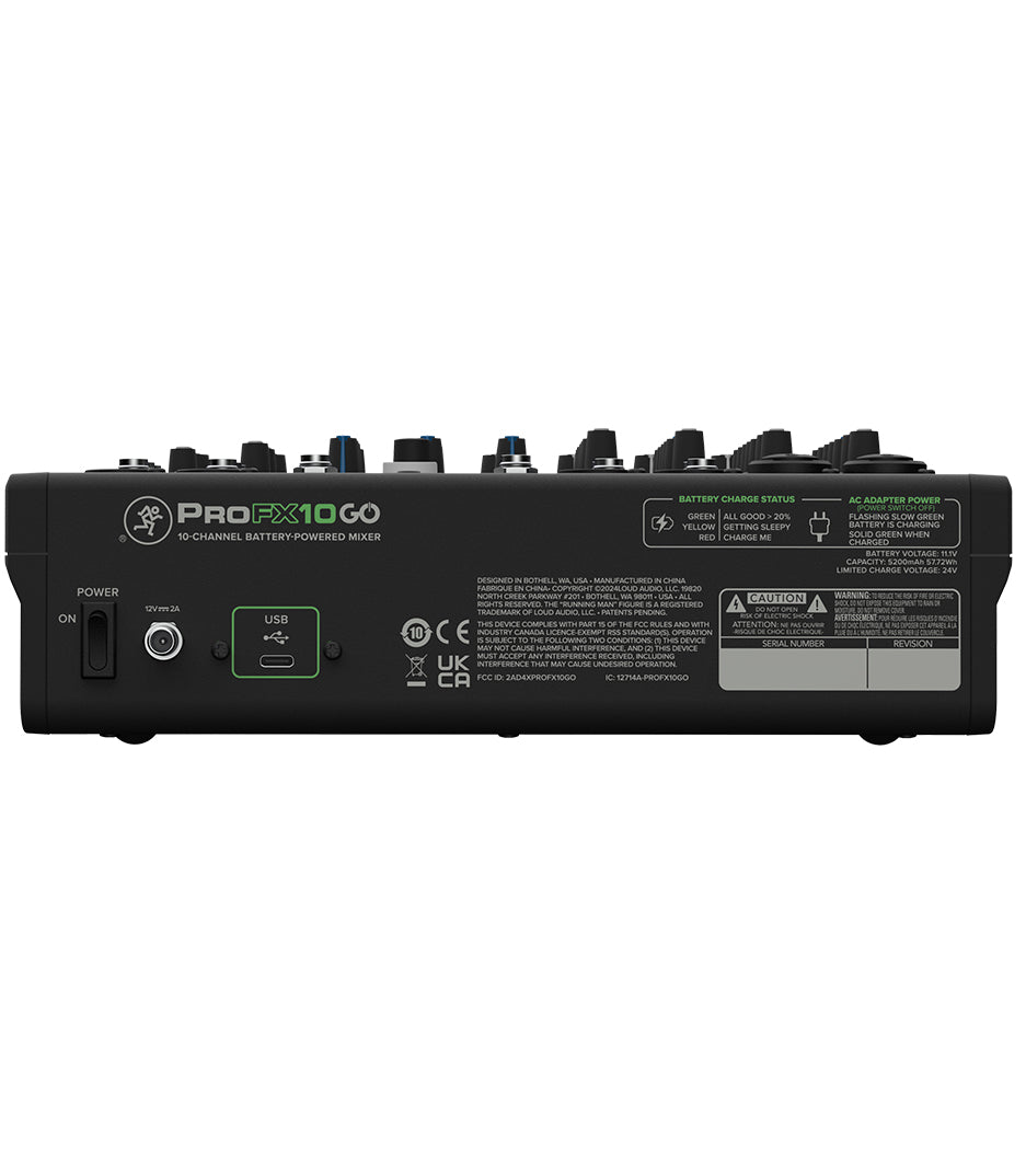 ProFX10 GO Battery-Powered Mixer