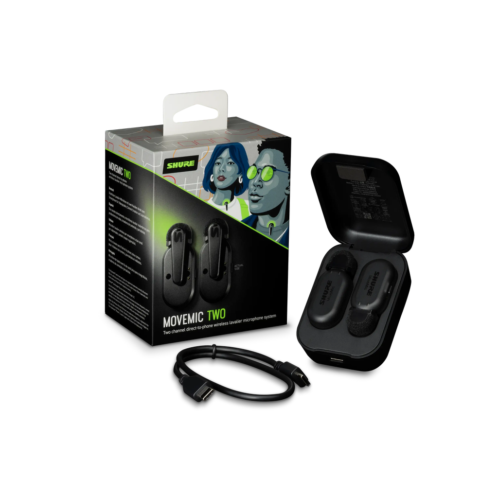 MoveMic Two Two-Channel Wireless Lavalier Microphones