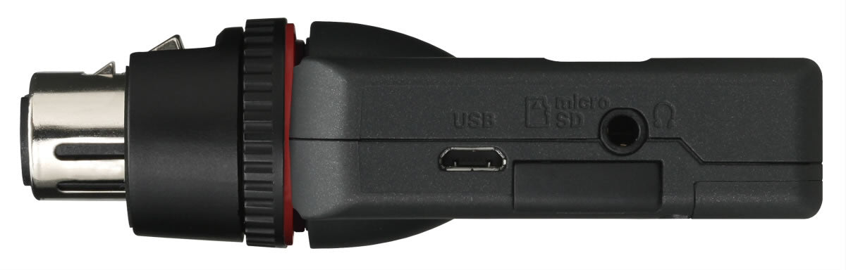 DR-10X Compact Recorder w/XLR Microphone Adapter