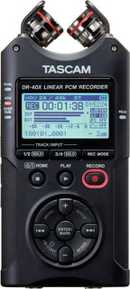 DR-40X 4-Channel Portable Handheld Field Recorder With USB Interface