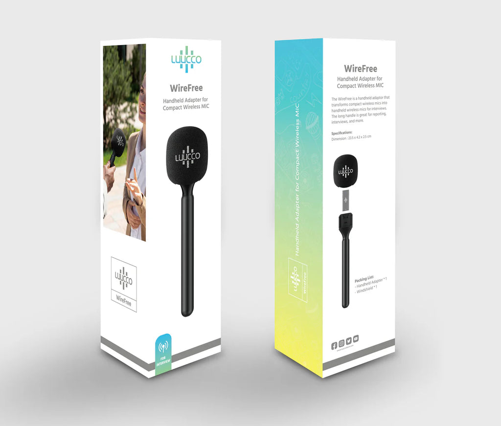 WireFree - Handheld Adapter for Wireless Compact Mics