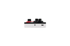 Numark MIXTRACKGO DJ controller top edge with knobs, sliders and buttons
