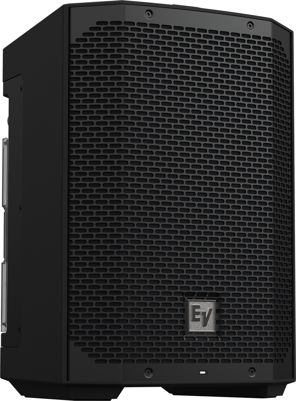 Weatherized portable loudspeaker back grille, black