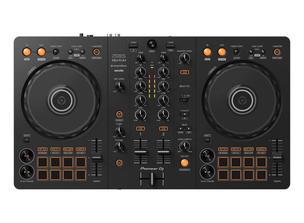 DDJ-FLX4 2-channel DJ controller (Black)