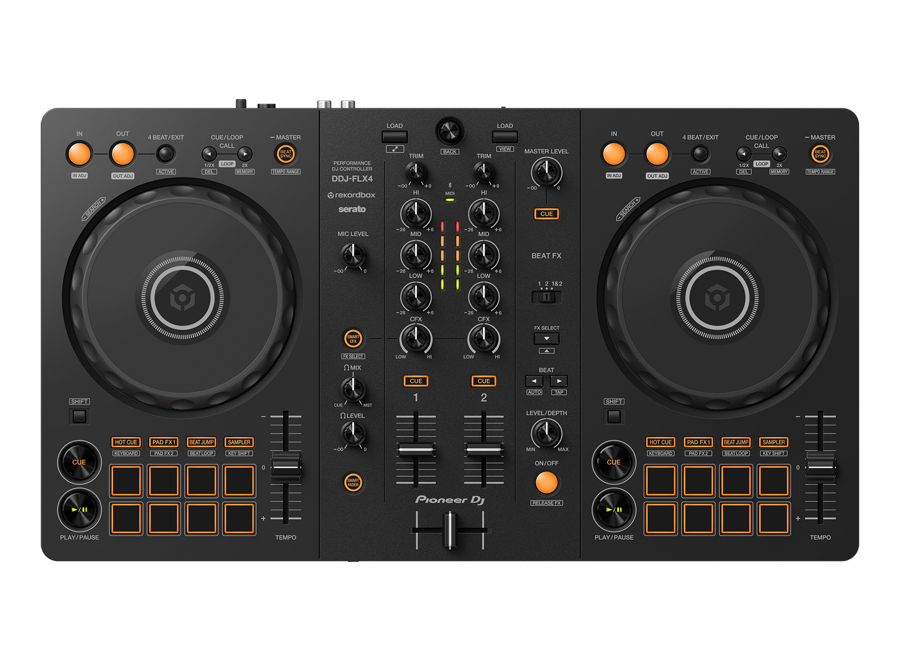 DDJ-FLX4 2-channel DJ controller (Black)