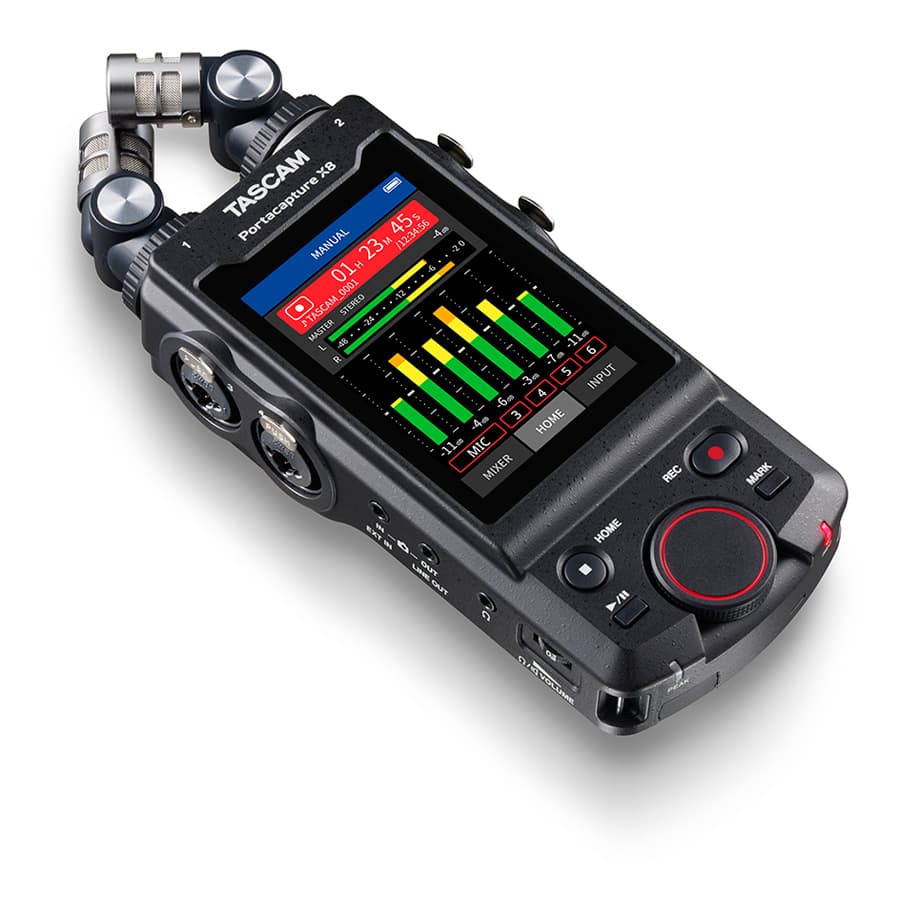 Portacapture X8 8-Channel 32-Bit Float Portable Audio Field Recorder