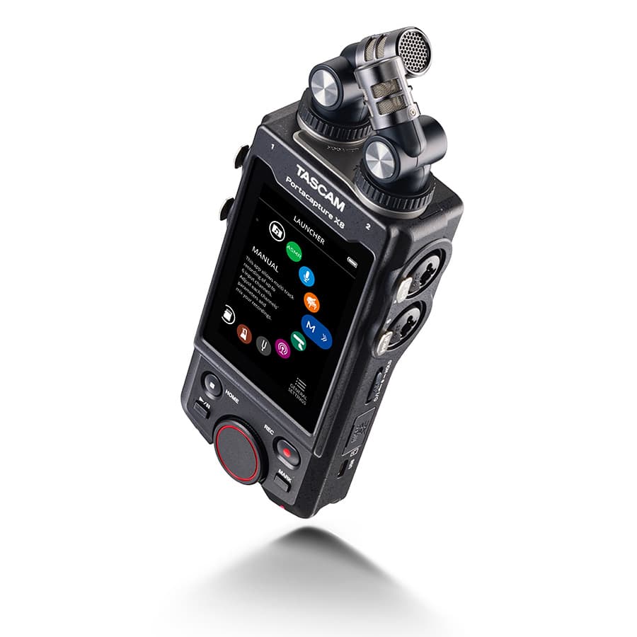 Portacapture X8 8-Channel 32-Bit Float Portable Audio Field Recorder