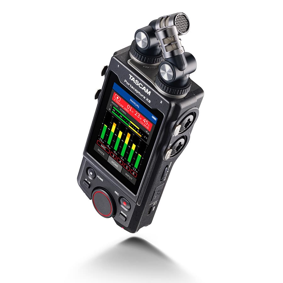 Portacapture X8 8-Channel 32-Bit Float Portable Audio Field Recorder