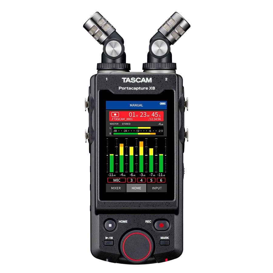 Portacapture X8 8-Channel 32-Bit Float Portable Audio Field Recorder
