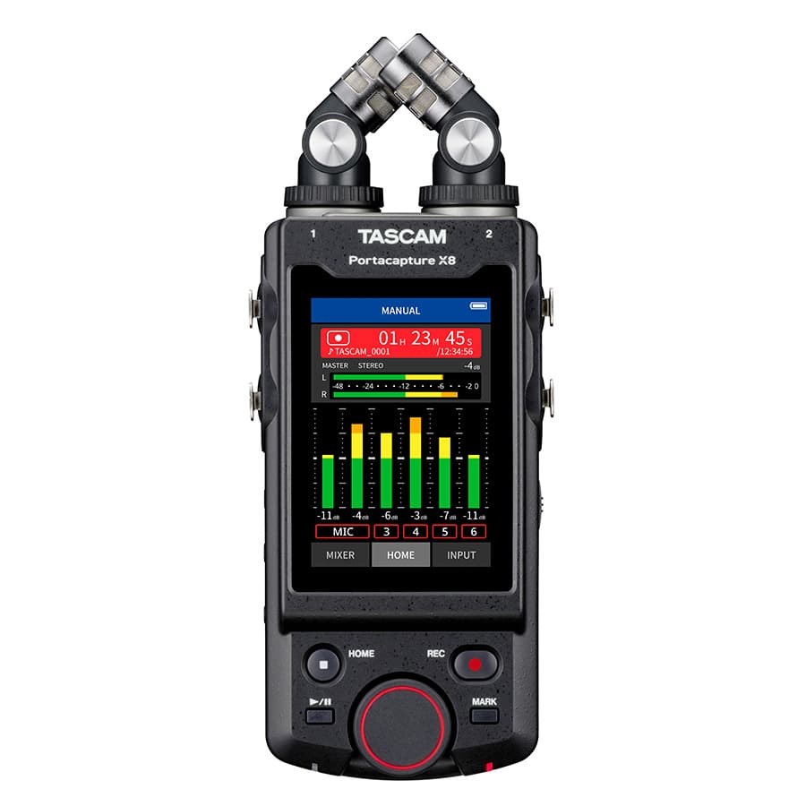 Portacapture X8 8-Channel 32-Bit Float Portable Audio Field Recorder