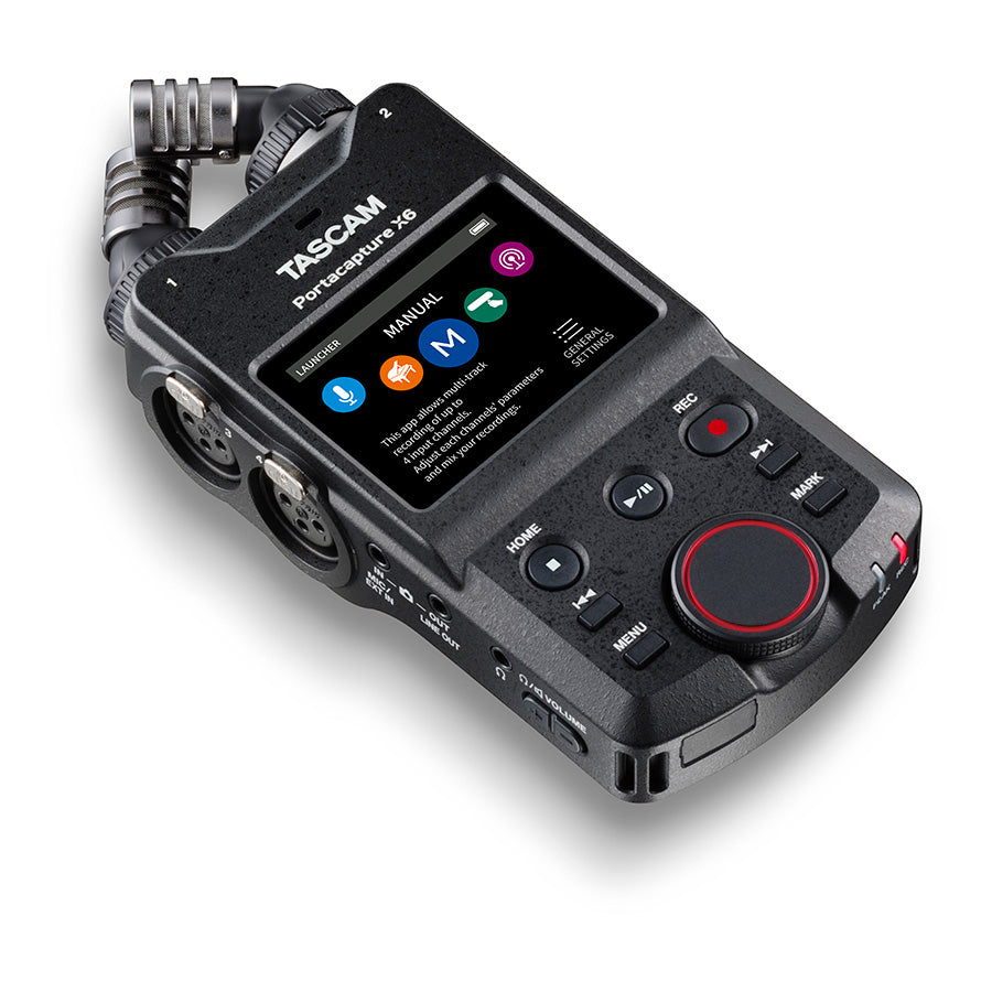 Portacapture X6 6-Channel 32-Bit Float Portable Audio Field Recorder