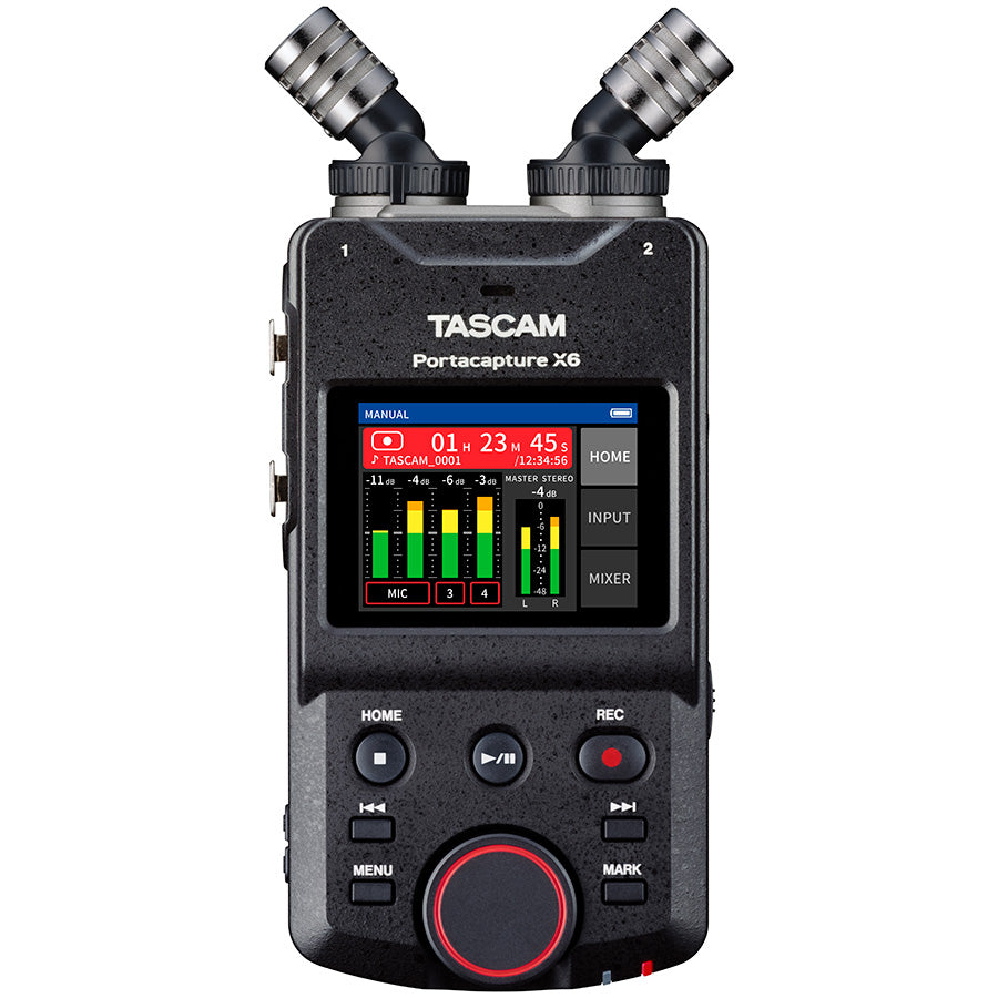 Portacapture X6 6-Channel 32-Bit Float Portable Audio Field Recorder