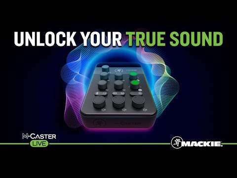 M•Caster Live (White) Portable Live Streaming Mixer