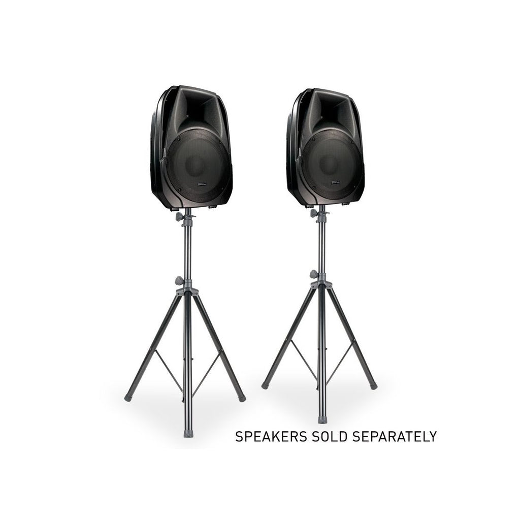 SPSX2B Heavy Duty Speaker Stands (Sold as a Pair)
